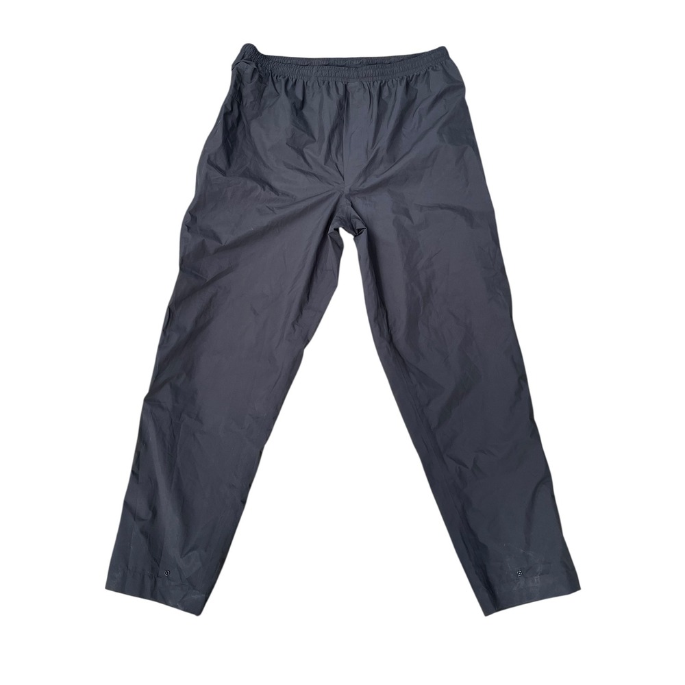 Zero Restrictions Packable Waterproof Men's XL Black Golf Rain Pants Side Zipper